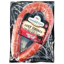 Green Hill Farm Beef Polska Kielbasa Smoked Sausage 396Gm