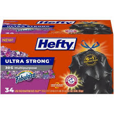 Hefty Ultra Strong Fabuloso 30Gallon Trash Bags 34Ct