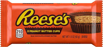 Hershey Reeses 2 Peanut Butter Cups Milk Chocolate 42G