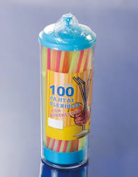 Hot Pack Plastic Drinking Straw 100Pc