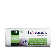 Hotpack Dustbin Liners 45X55Cm 50Pcs