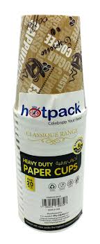 Hotpack Heavy Duty Paper Cup 8Oz 20pcs