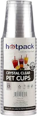 Hotpack Pet Clear Cups 8Oz 25PCS