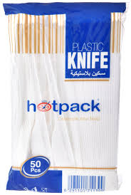 Hotpack Plastic Knifes 50Pcs