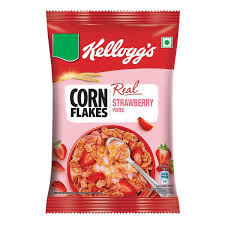 Kelloggs Corn Flakes Real Srawberry Puree 24Gm