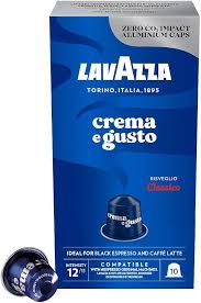 Lavazza Crema E Gusto Classico Aluminium Nespresso Compatible Coffee Capsules 57Gm