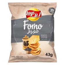 Lays Forno Potato Chips Black Pepper 43Gm