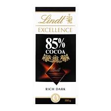 Lindt Excellence Cocoa Rich Dark Chocolate 100g