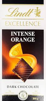 Lindt Excellence Orange Intense Dark Chocolate 100G
