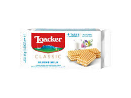 Loacker Milk Cream Wafers Chocolate 45Gm