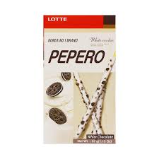 Lotte Pepero White Cookie Choco Biscuit 32G