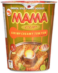 Mama Instant Cup Noodle With Creamy Shrimp Tom Yum Flavor 70G