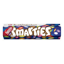 Nestle Smarties Chocolate Candy Tubes 38g