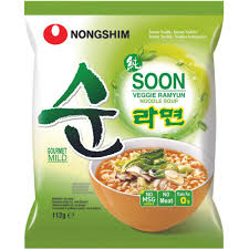 Nongshim Soon Veggie Ramyun Noodles 112G