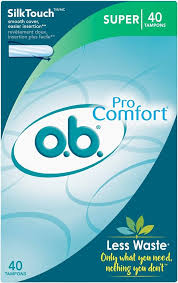 O.B Pro Comfort Comfort Tampons Super 16