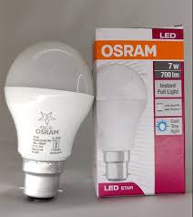 Osram 7W Led Bulb B22 Cool Daylight