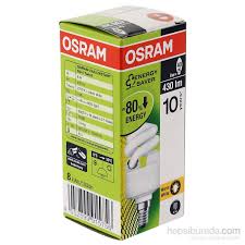 Osram Energy Saving Spiral Buld 8W E14
