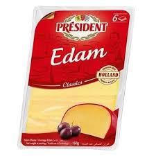 President Edam Slices Cheese 150 Gm