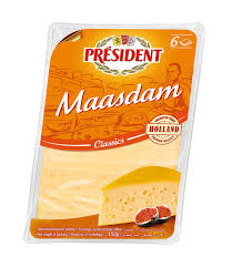 President Maasadam Cheese Slice 150 Gm