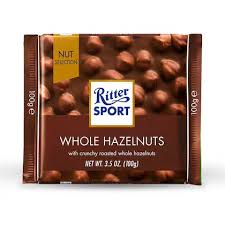 Ritter Sport Whole Hazelnut Chocolate 100 Gm