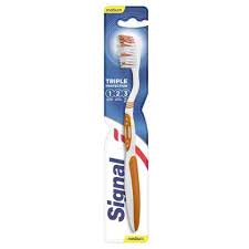 Signal Triple Protection Medium Toothbrush 1Pcs