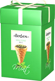 Sorbon Mini Cone Chocolate & Mint 200G