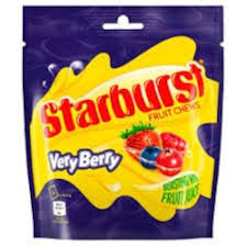 Starbrust Fruit Chews Verry Berry 165g