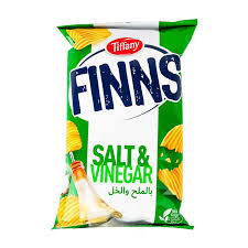 Tiffany Finns Vinegar Salted Chips 100G