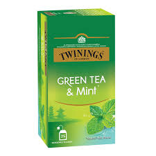 Twinings Goldline Green Tea Mint 25 Tea Bag