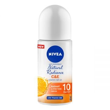 Nivea Deodorant Roll On Vitamin C&e Natural Radiance 50ml