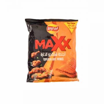 Lays Max Potato Chips Hot Wings 85gm