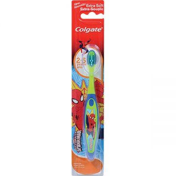 Colgate Spiderman Toothbrush 2+5
