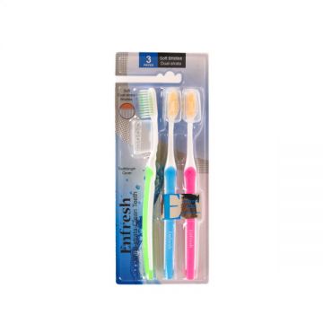 Enfresh Toothbrush+cover 3pcs