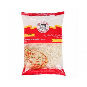 The Three Cow Shredded Mozzarella 1kg