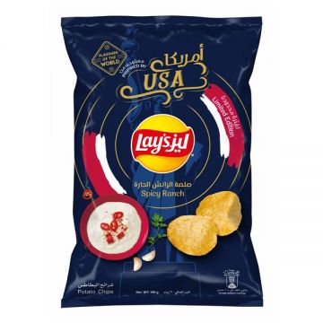 Lays Spicy Ranch Chips 160gm