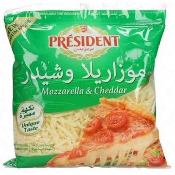 President Shredded Mix Mozzarella Cheese