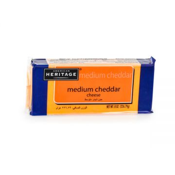 American Heritage Cheddar Cheese 226.79gm