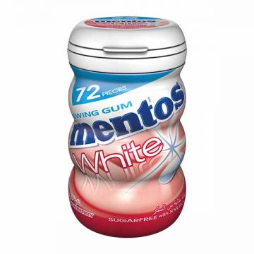 Mentos White Gum Strawbery 72Ps