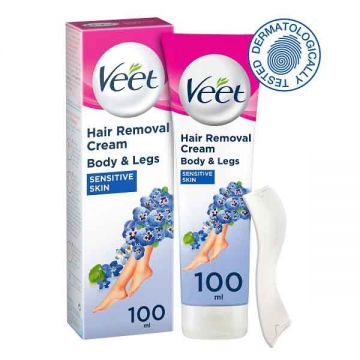 Veet Hair Removal Cream Sensitive Skin Aloe Vera