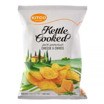 Kitco Kettle Cooked Potato Chips Cheese Nchives
