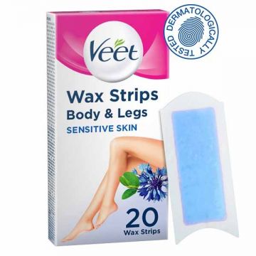 Veet Wax Strips Sensitive 20