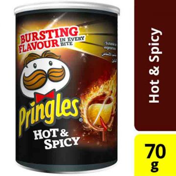 Pringles Potato Chips Hot Nspicy