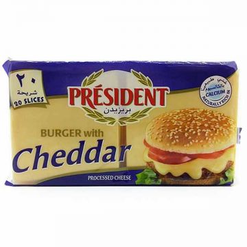 President Burger Cheese Slices Family