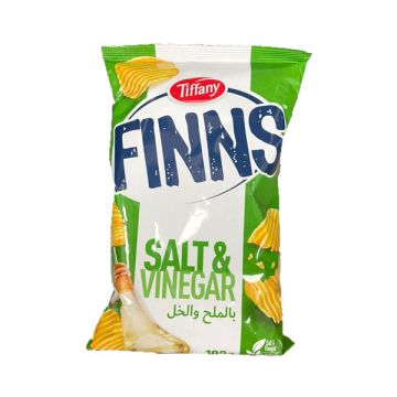 Tiffany Finns Potato Chips Salt & Vinegar 100gm