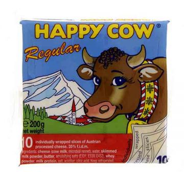 Happy Cow Processed Slice Cheese