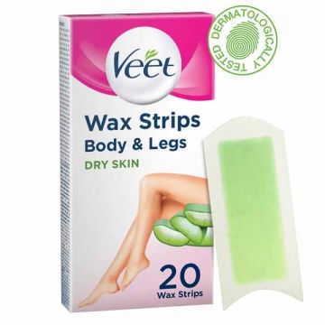 Veet Immac Cold Wax Strips Dry Skin 20