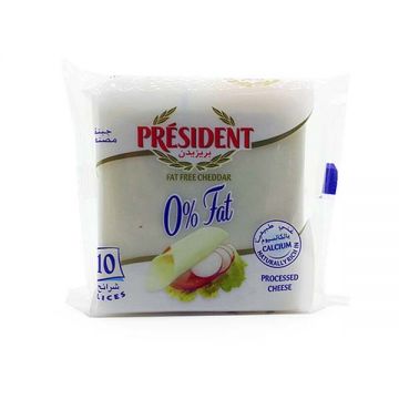 President 0.9% Fat Cheese Slices