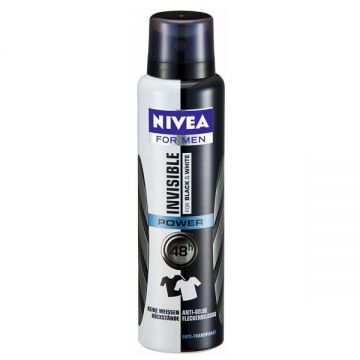 Nivea Men Antiperspirant Black & White Invisible Deo 200ml