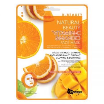 Saplaya Vitamin C & Mango Face Mask Sheet 25ml