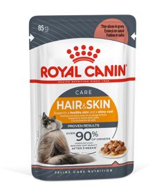 Royal Canin Hair & Skin in Jelly Wet Cat Food 85g Pouch
